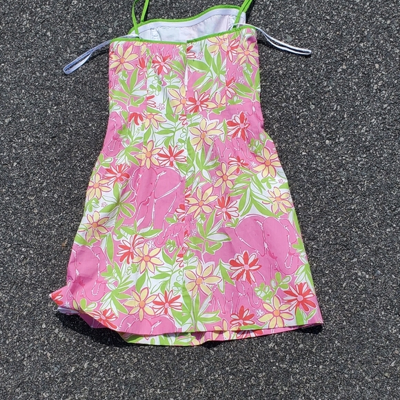 Lilly Pulitzer spaghetti floral elephants sundress - Picture 1 of 16